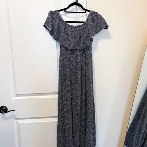 Ingrid and Isabel Off The Shoulders Maternity Dress